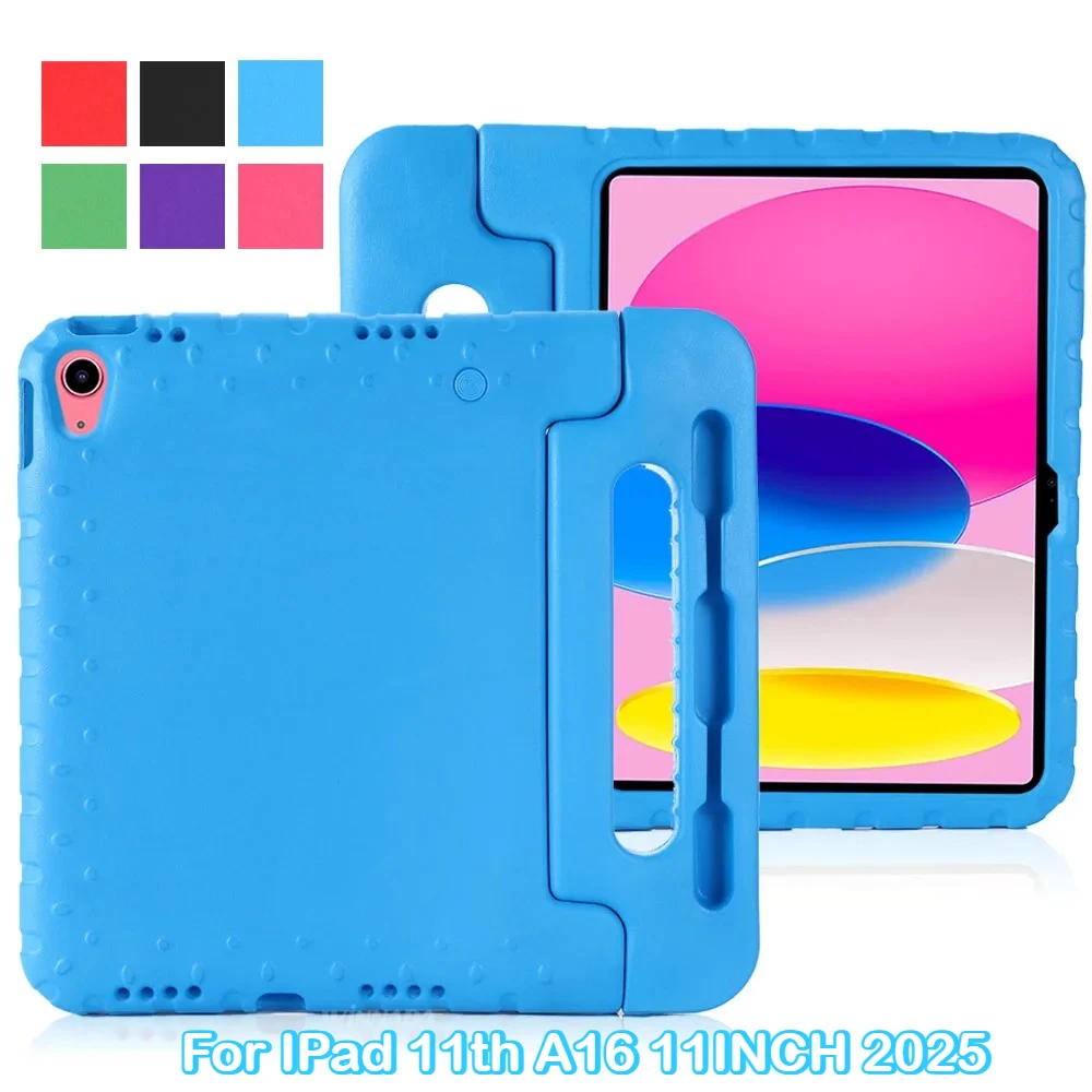 

Детский чехол для планшета Pop EVA для нового Apple iPad A16 11 2025 10th 10.9 Air7 11 13 M3 MINI 7 6 5/4/3/2/1 Armor Shockproof Protect Co