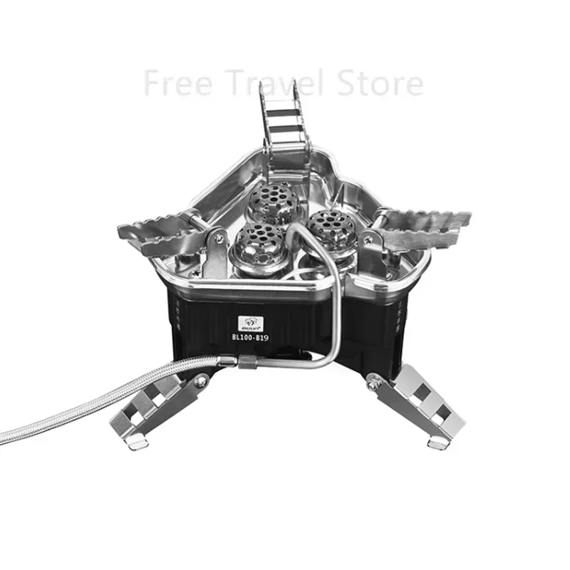 BuLin BL100-b19 Camping Gas Stove High Power Cute Goods Anti Wind Triangle Outdoor Portable 5800W