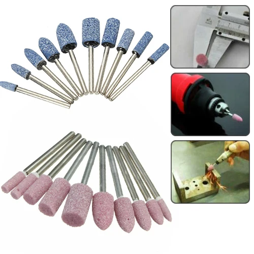 DIY Polishing Wheel Jade Wood Metal Set 10Pcs 1/8'' Accessories Replacement Abrasive Attachment Mounted Rotary