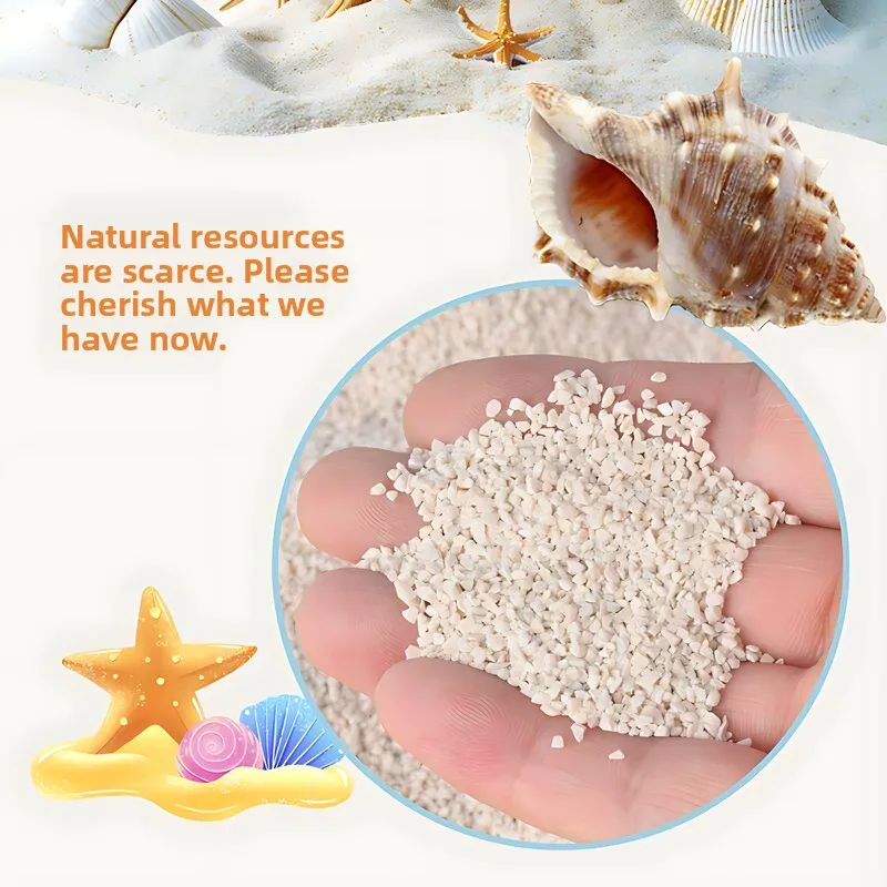 Natural White Coral Sand  Sand - огляд і ціна Aquarium Sand White