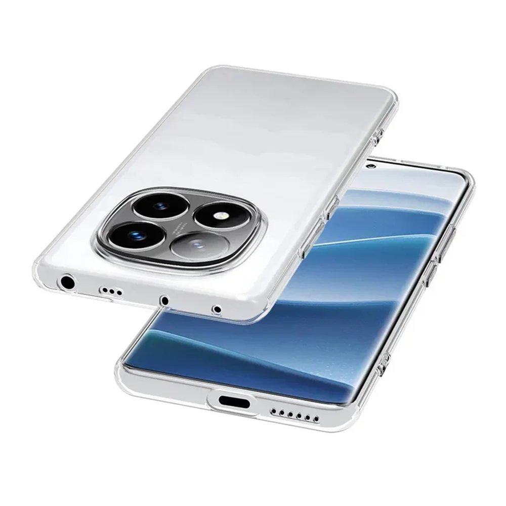 Redmi Note 10 11 Pro 9S 10S 11S、Xiaomi Redmi Note 14 13 12 Pro Plus 12S 5G用クリアソフトシリコンカバー/スマホケース