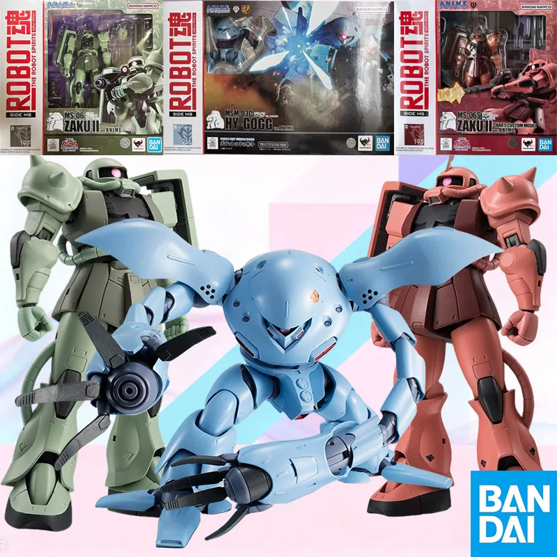 

В наличии BANDAI Original ROBOT ZAKU2 Ver.A.N.I.M.E. CHAR S CUSTOM MODEL Фигурка Модель Игрушка в подарок для ребенка Упаковка из пенопласта