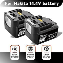 Batería recargable de iones de litio para herramientas eléctricas Makita, Original, 6Ah, 14,4 V, 14V, BL1460, BL1430, 1415, 194066, 1