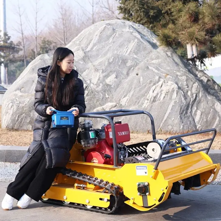 

Customized Fast Delivery Grass Cutter Zero Turn Remote Control Crawler Flail Lawn Mower for Sale