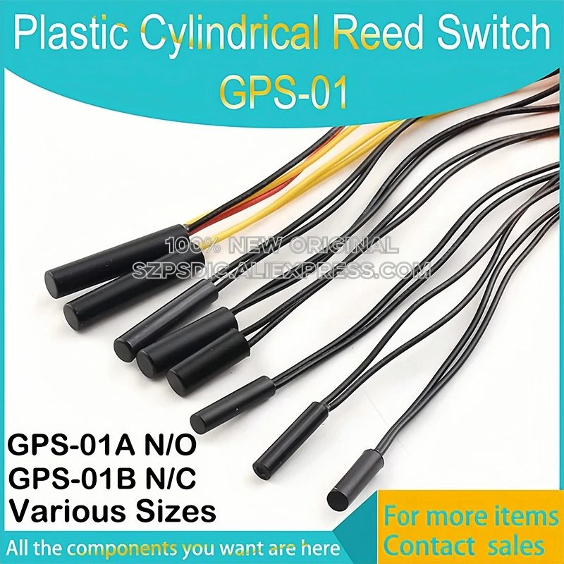 GPS-01 Reed switch 4x18mm 5x15/20/25mm 6x30/38mm NO/NC HP normally Open/closed Magnetron proximity Sensor GPS-01A/B