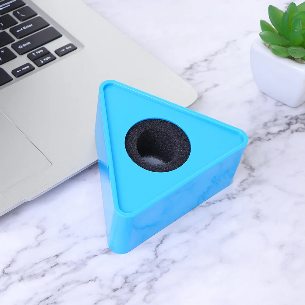 2 قطعة ABS المحمولة حقن صب مثلث على شكل مقابلة هيئة التصنيع العسكري محطة الميكروفون شعار سهلة نقش لوحة PVC #5