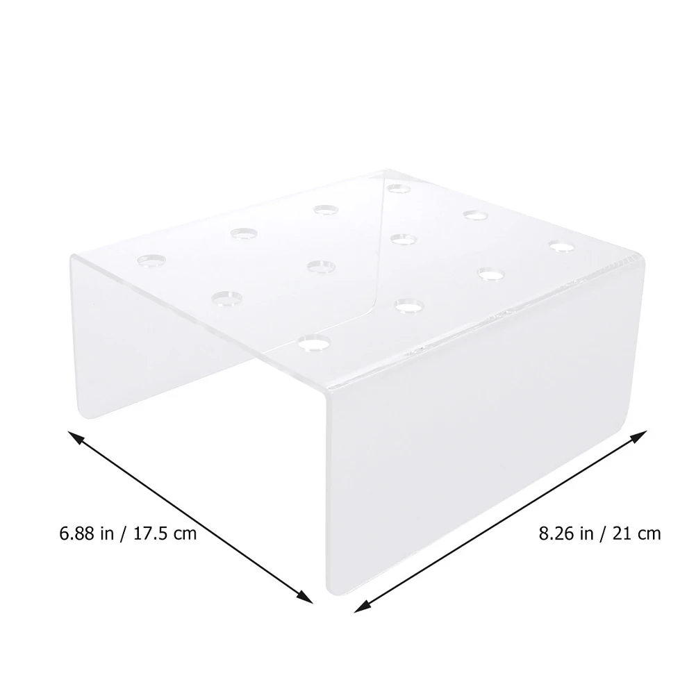 Plastic Cake Display Stand Push Tube Rack for Snacks Fruits Ice Cream Longlasting Storage Solution Cake Bracket Dessert