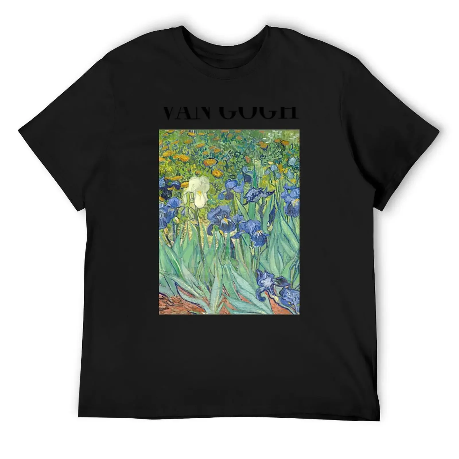 

Van Gogh - Irises T-Shirt cute tops valentines clothes cotton man t-shirts quick drying mens designer t shirt