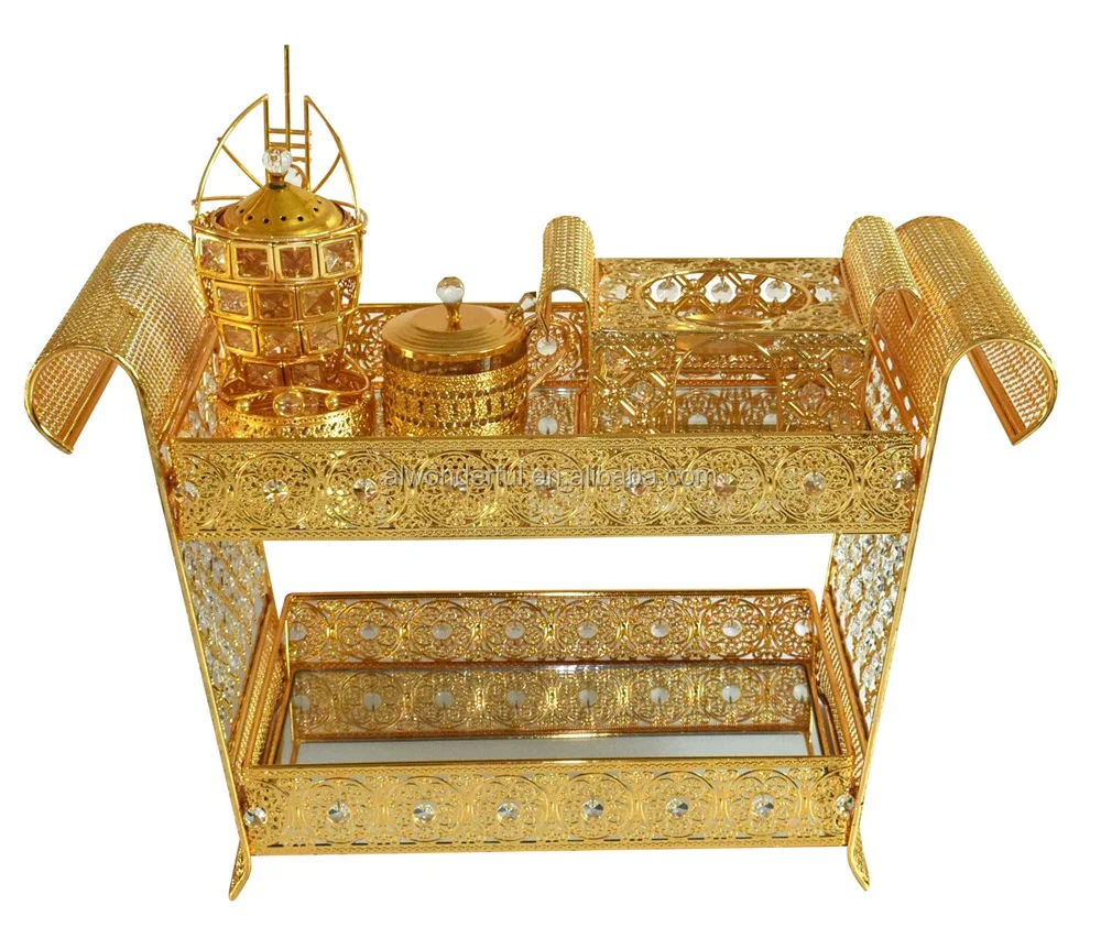 2025 Hot Sale Customized Fancy Porcelain Coffee Cup and Saucer Sets with Metal Table