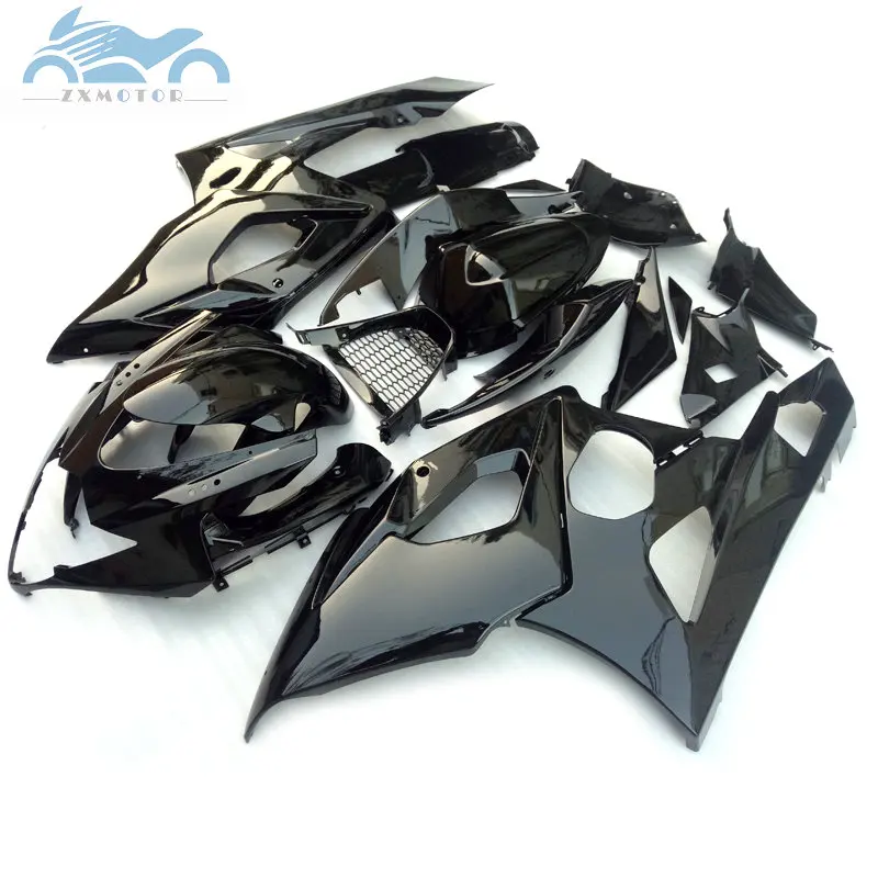 

Новые комплекты обтекателей для Suzuki GSXR 1000 K5 K6 GSXR1000 2005 2006, комплект обтекателей 05 06, глянцевый черный, замена восстановления кузова