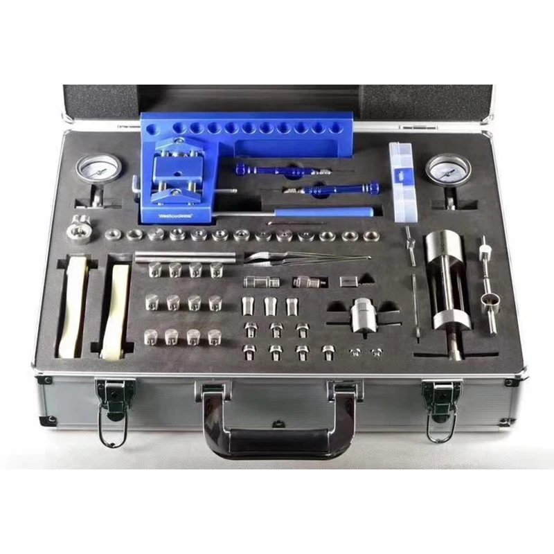 Dental Handpiece Repair Kit Professional Portable Handpiece Maintenance Tools Aluminum Box