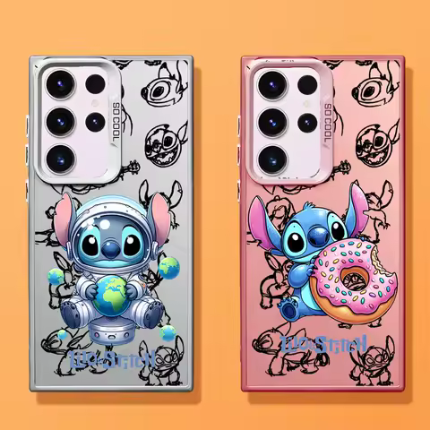Disney Cute Stitch Phone Case for Samsung Note20 20Ultra S23 S22 S20 S24 S25 Plus S23 S22 S21 S24 S25 Ultra S20 S23 S21 S24 FE