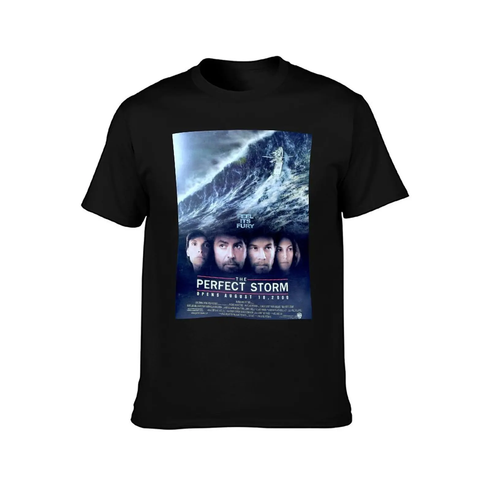 THE PERFECT STORM (2000) Handbill Art: Capturing the Essence of a Timeless Film T-Shirt Summer Casual Cotton Tee 100% Cotton