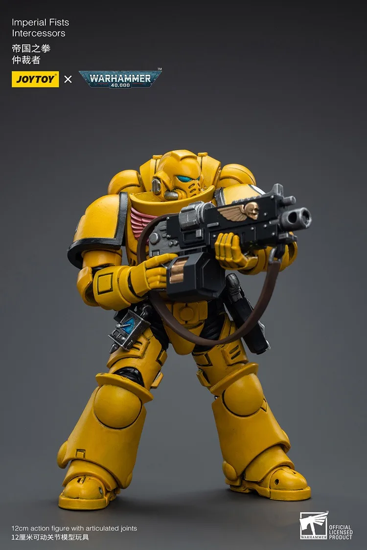 

JOYTOY Warhammer 40K Imperial Fists Intercessors Action Figures Collection Doll Decoration Gift Original Model