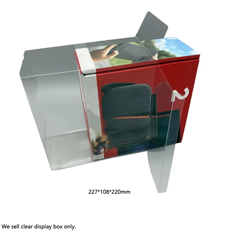 Transparente Klare Box für NS2 für SWITCH 2 Konsolen-Box PET Kunststoff Aufbewahrungs- und Präsentationsbox