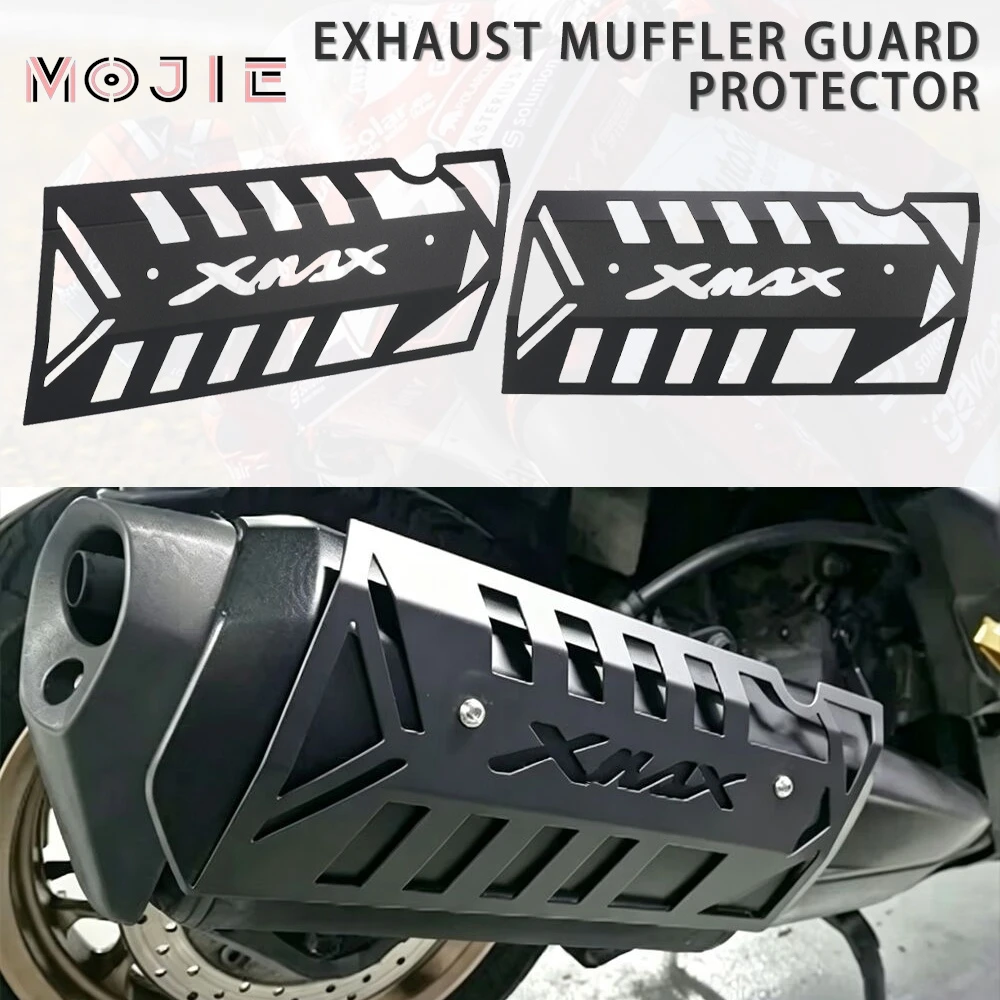 

Motorcycle Accessories For YAMAHA XMAX 300 X-MAX 250 300 2017-2024 Exhaust Muffler Guard Protector Scald Proof Lid Exhaust Cover