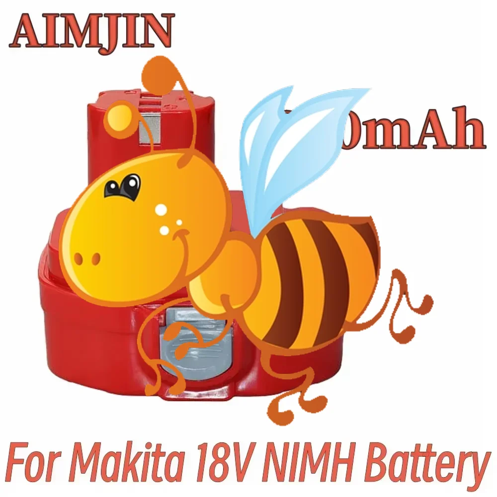 

18V 6.8Ah Replaceable tool battery for Makita cordless drill tool PA18 1822 1823 1833 1834 1835 1835F 192828-1 192829-9