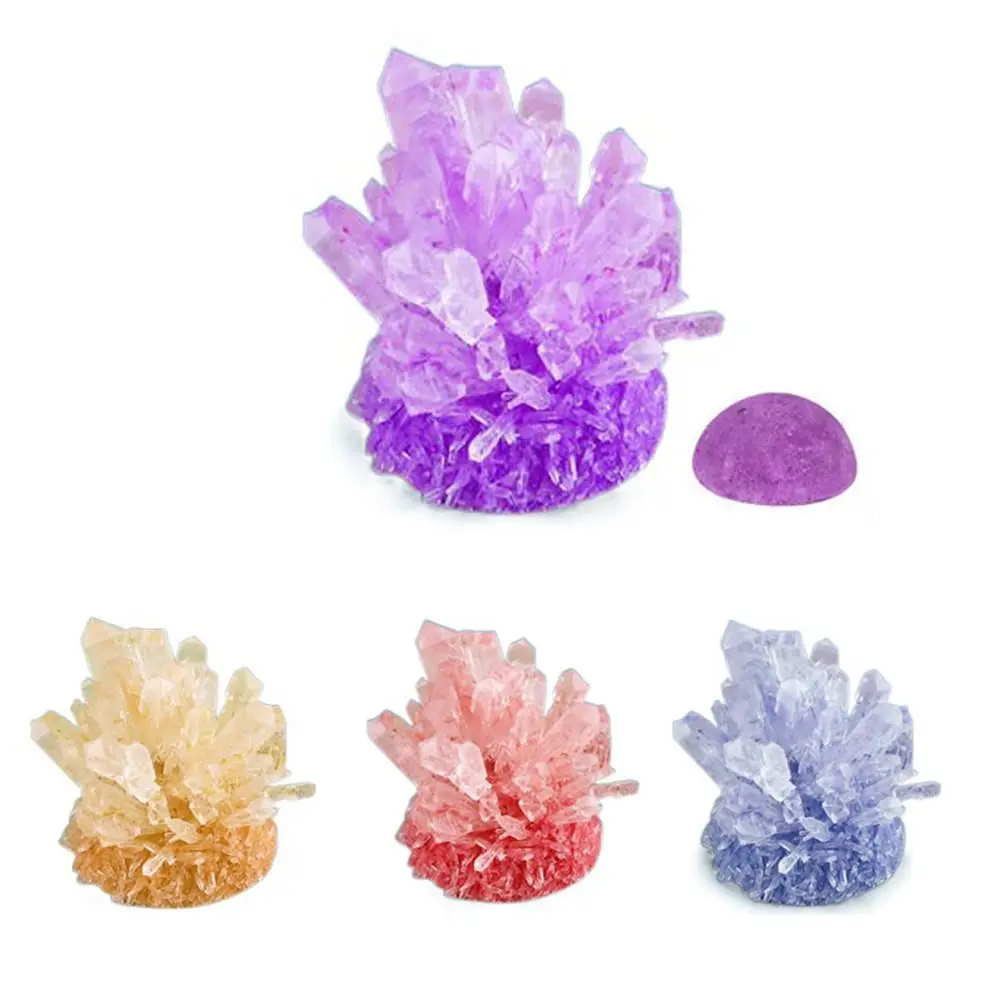 Display Cases Crystal Growing Kit Vibrant Colored Crystals Easy-to-Follow Manual DIY Educational Science Toys Grow a Crystal