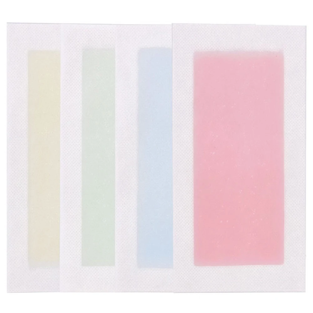 Bande de cire pour épilation, 20 pièces, papier pour visage, jambes, corps, lèvres, lingette autocollante