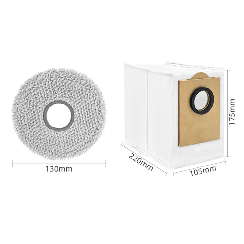 Per LEFANT Per M3 / Per M3 Per Gen2 Robot Aspirapolvere 4 Mop Pad 6 Sacchetti Per La Polvere Per La Casa Forniture Per La Pulizia Parti di Vuoto