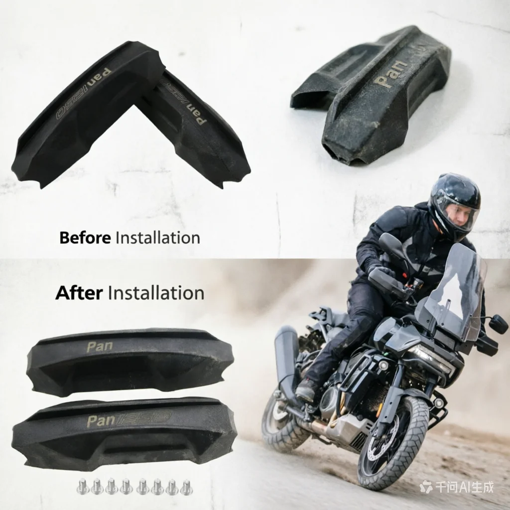 Fit FOR PAN AMERICA 1250 PA1250 Motorcycle Engine Crash Bar Protector Bumper Guard Decorative Block