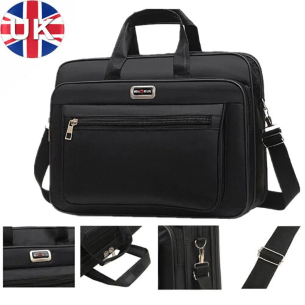 17" Inch Laptop PC Waterproof Shoulder Bag ,Carrying Soft Notebook Case Cover UK