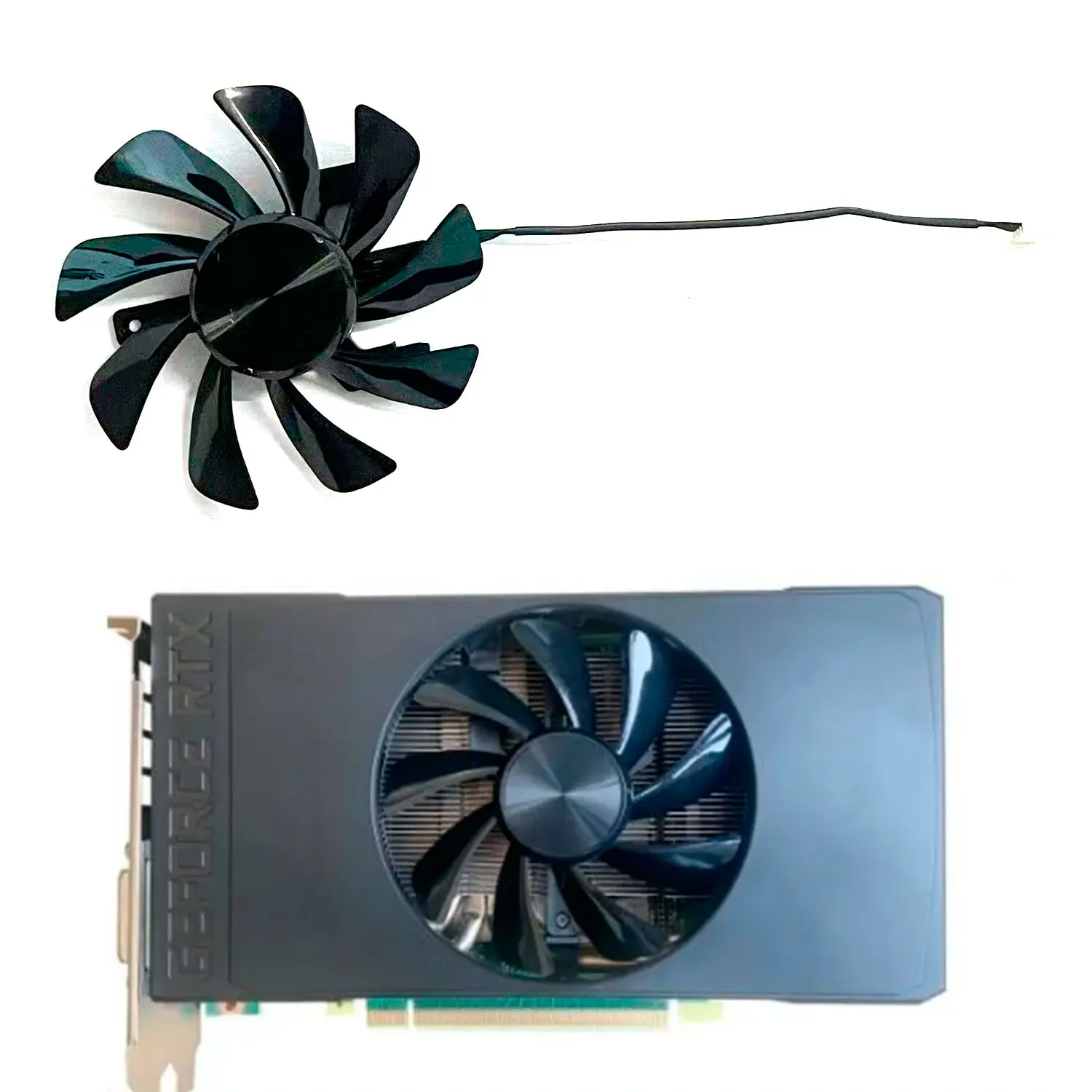 

New GPU fan 85MM T129215SU 4PIN T129215BU DC 12V 0.5A for Dell RTX 2060Super ITX graphics card cooling fan