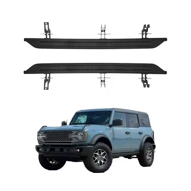 MusixiA 4x4 Off-road Car Accessories 3-Tube Side Steps 4/2 Door Nerf Bar Steel Running Board For Ford Bronco 2021+