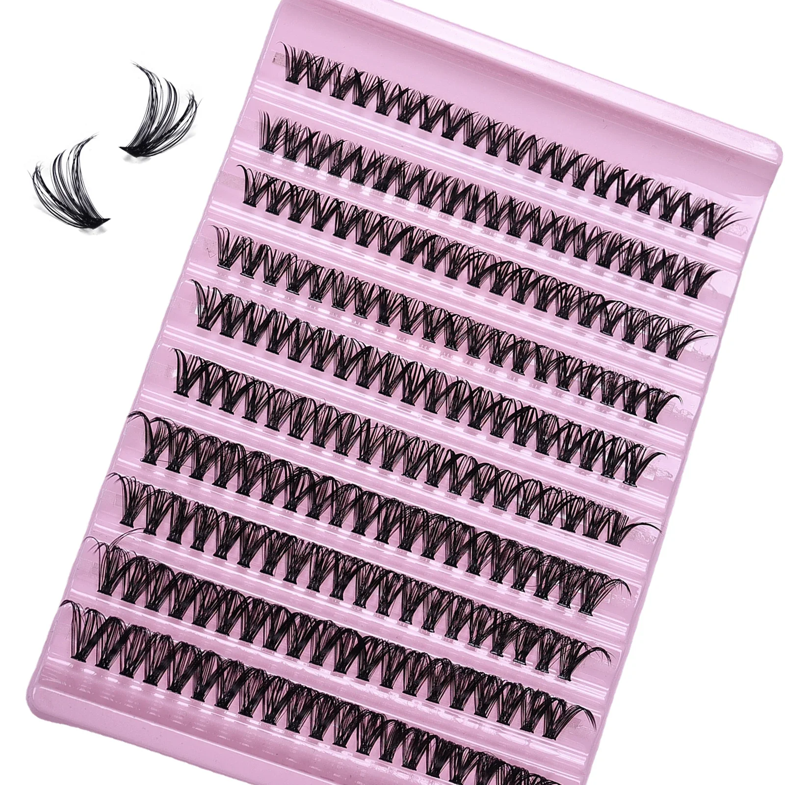 Individual Lashes 8-16mm 3Pack/5Pack Cluster Lashes Natural Look Mixed Tray DIY Eyelash Extension Volume Lash Clusters Eyelashes
