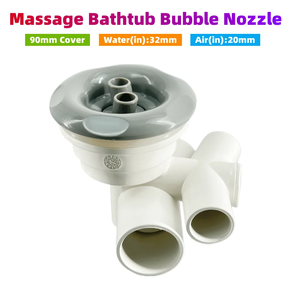 

Φ90mm Cover Adjustable Nozzle With Concave Flower Bathtub Spa Jet Nozzle ABS Cover PVC Body Massage Bathtub Bubble Nozzle