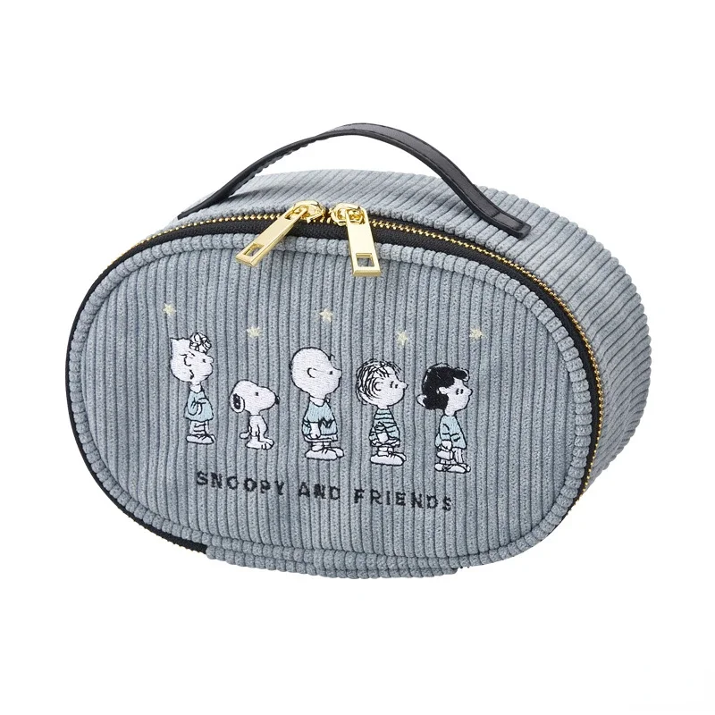 Snoopy Cosmetic Bag Anime Travel Large Capacity articoli da toeletta Organizer Cartoon Women Portable Makeup Pouch bagno Washbag Gift