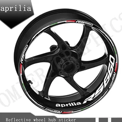 Dla Aprilia Rs 660 Rs660 Motorfiets Wiel Naklejka Hub Velg Reflecterende Streep Naklejka Accessorise Waterdicht