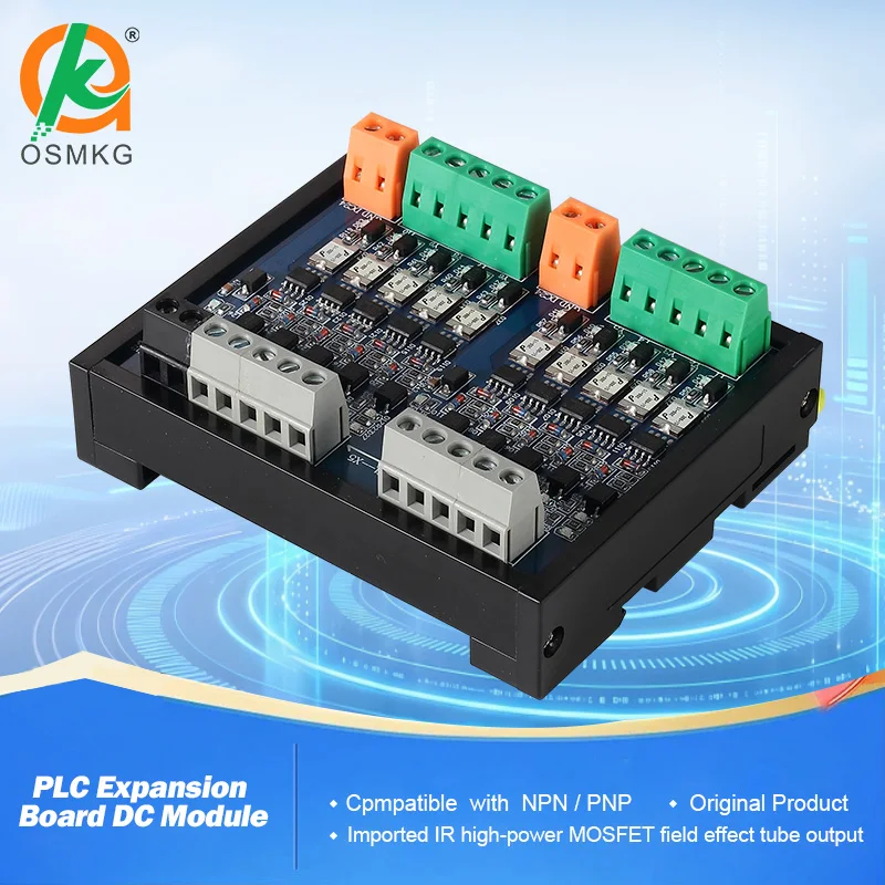 10 Channel  3A Self-recovery PLC Expansion Board Short Circuit Protection DC Module PLC Board Protection MOS Tube