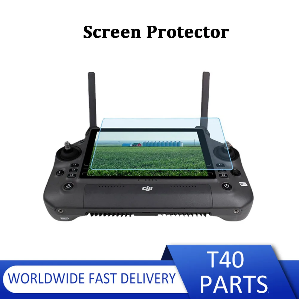 T40 الزجاج المقسى واقي الفيلم ل DJI الطائرة بدون طيار/غطاء الشاشة T50 T40 T25 T20P M3 التحكم عن بعد اثنين في واحد الظل غطاء للحماية
