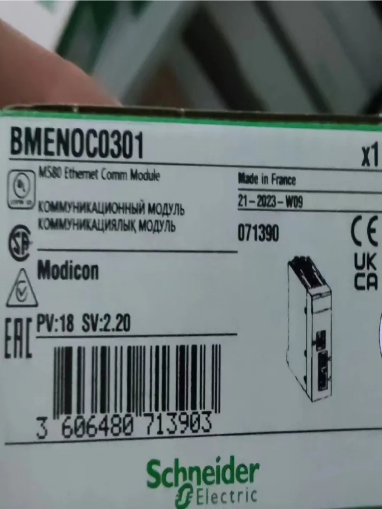 

BMENOC0301 for Schneider Ethernet Module M580 - 3-port Ethernet Communication