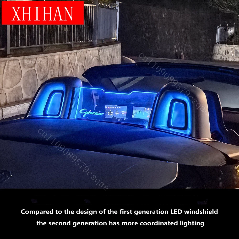 Wind Deflector Spoiler for MG Cyberster Transparent Wind Deflector Left and Right Roll Cage Net