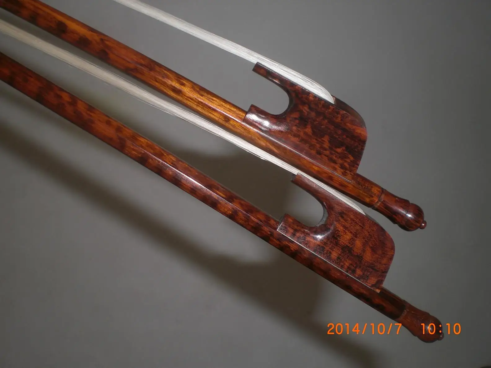 2 PC Nice Quality Strong Balanced Baroque CELLO Bow 4/4 Snake wood bow