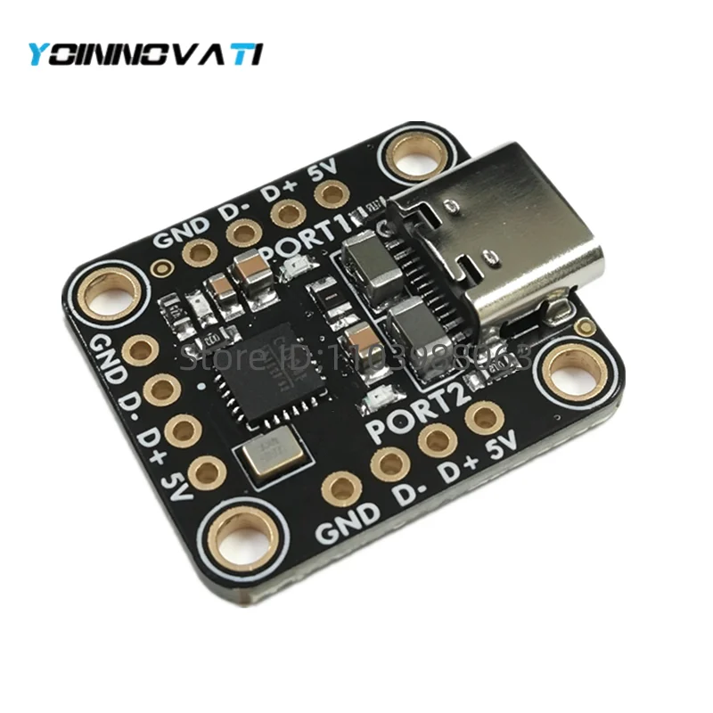 1PCS 3PCS CH334F Mini 2-Port USB Hub Breakout Board Single Or Triple Pack for Enhanced Connectivity