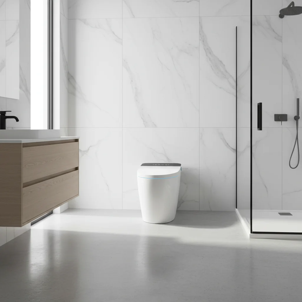 Chinese WC Ceramic Wall Hung Smart Toilet White Ivory 300mm S-Trap Drainage Remote Control 3.8L Flushing Automatic Deodorization view 3