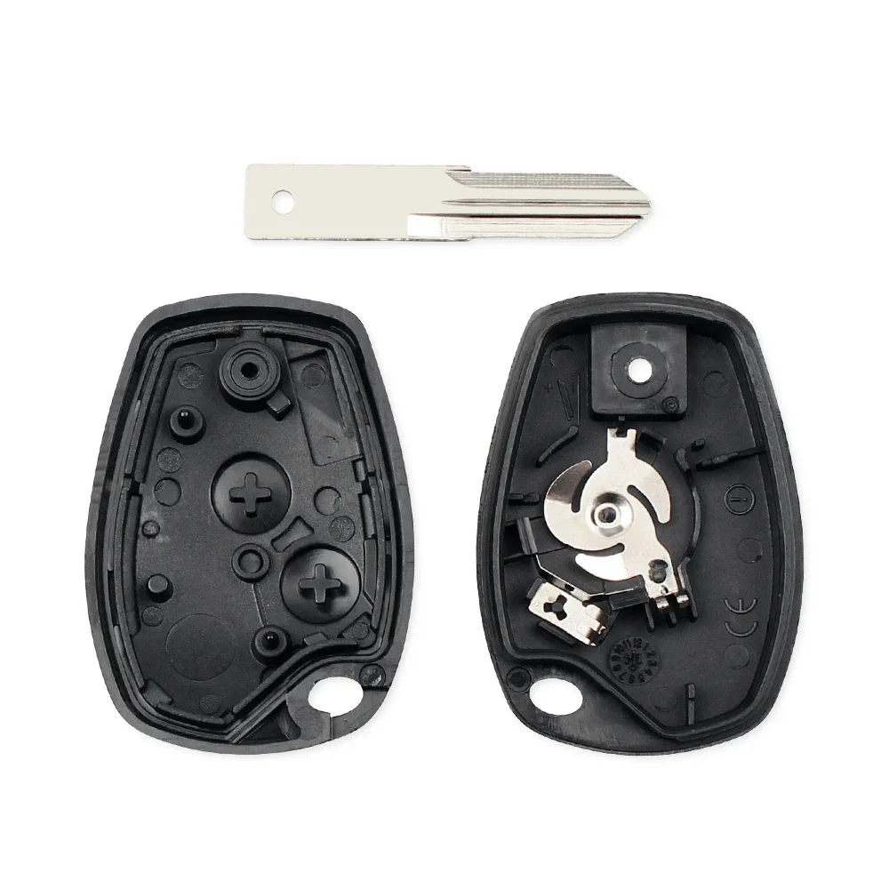 KEYYOU 2 Button Remote Key Shell Case Cover Fob For Renault Megan Modus Clio Modus Kangoo Logan Sandero Duster Car Alarm Housing