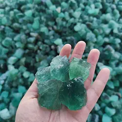 Pedras De Cristal De Quartzo Natural, Minério De Fluorita Verde, Forma Irregular, Rocha Mineral Real, Espécime De Cura Reiki, Decoração De Casa