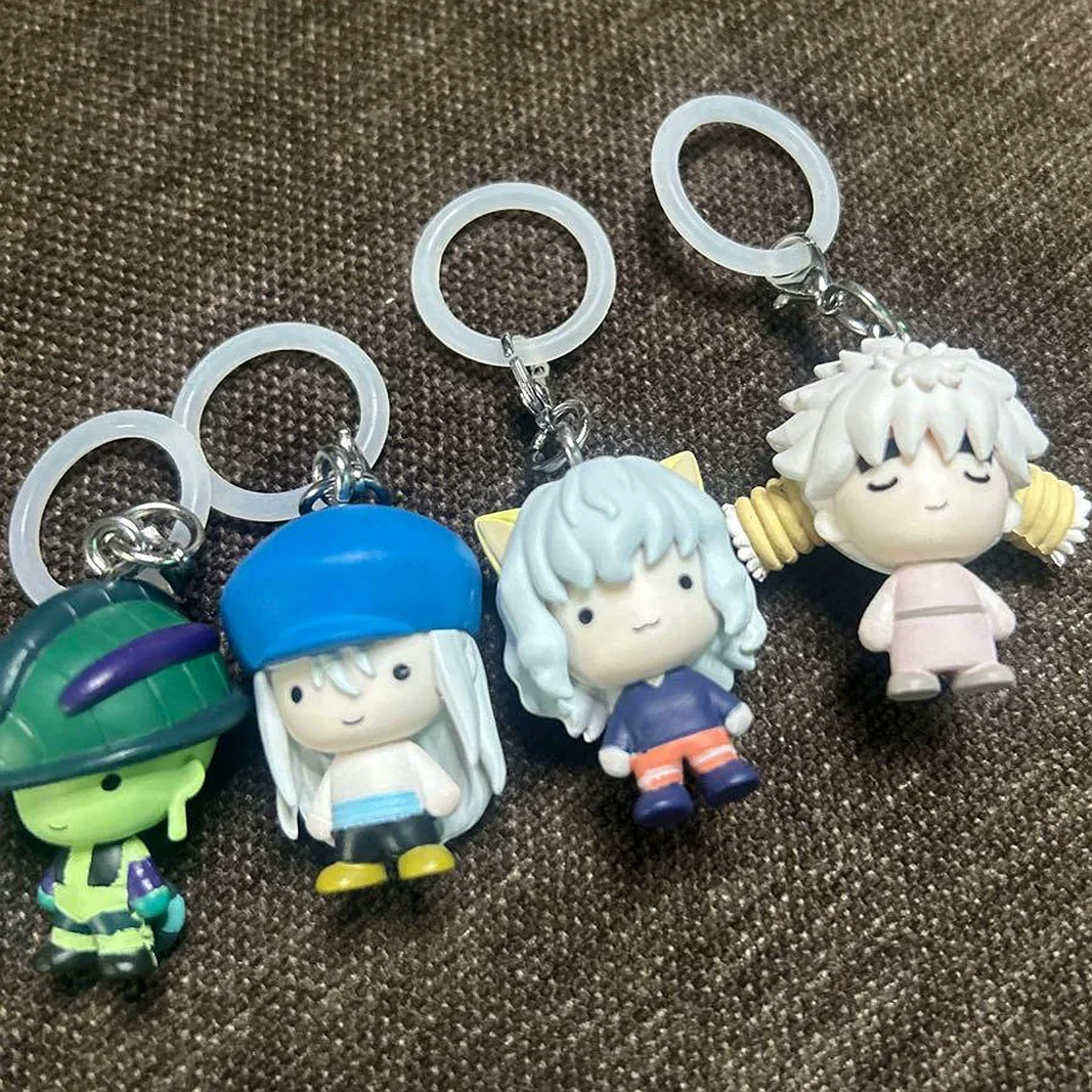 Bandai Hunter X Hunter Gashapon Keychain Chimera Ant Arc Character Pendant Meruem Anime Collectible For Anime Fans Bag Accessory view 2