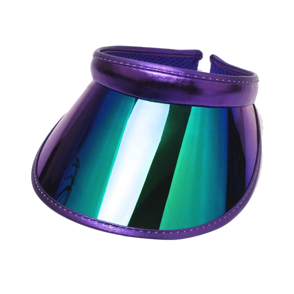 قبعة حماية من الأشعة فوق البنفسجية باللون الأرجواني الداكن خفيفة الوزن بحافة واسعة للشاطئ والسفر والمشي لمسافات طويلة والتخييم والمهرجانات