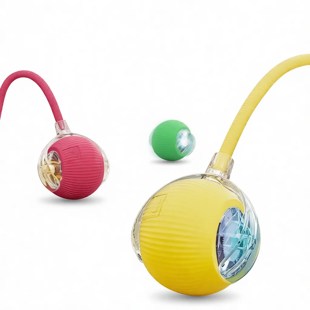 Electric Cat Toy Ball Automatic Rolling Interactive Kitten Teaser Toy Motion Sensing Chase Exerciser Indoor Pet Play Accessory
