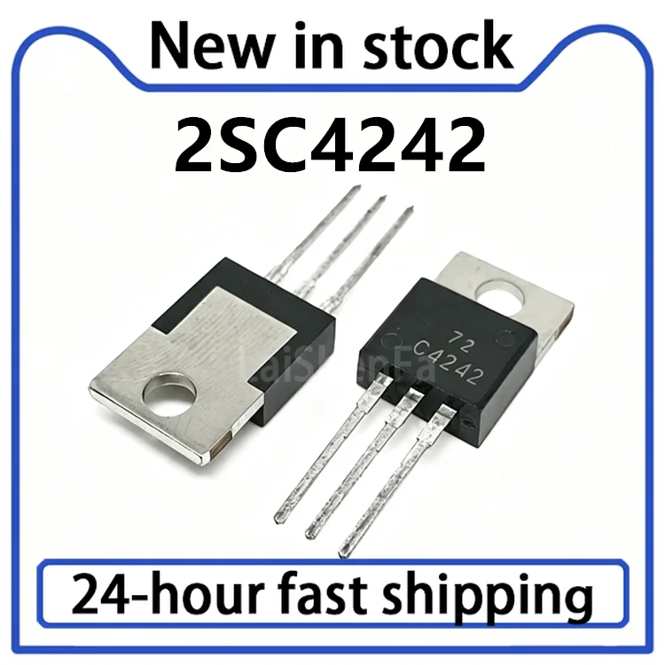 10PCS New C4242 2SC4242 Direct Insertion TO220 Switch Mode Series NPN Power Transistor in Stock