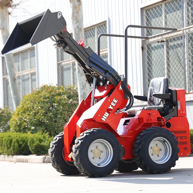 Fast delivery Mini Skid Steer Loader CE EPA RURO 5 Engine Skid Steer loader Customize Seated Operation Wheel Mini Loaders