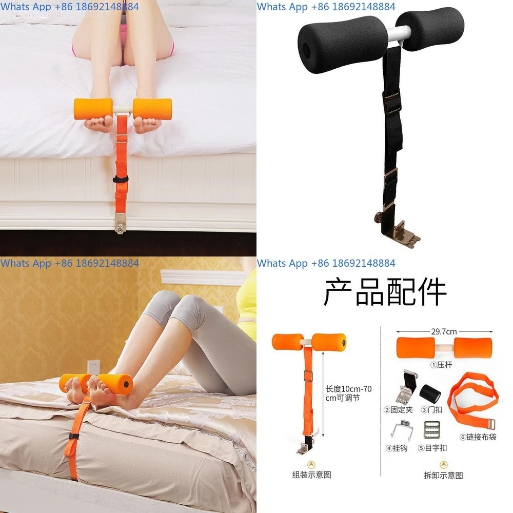 

Home Gym Equipment for Sit Ups with Foot Fixation Abdominal Exercise Bench for Women Yoga Workout