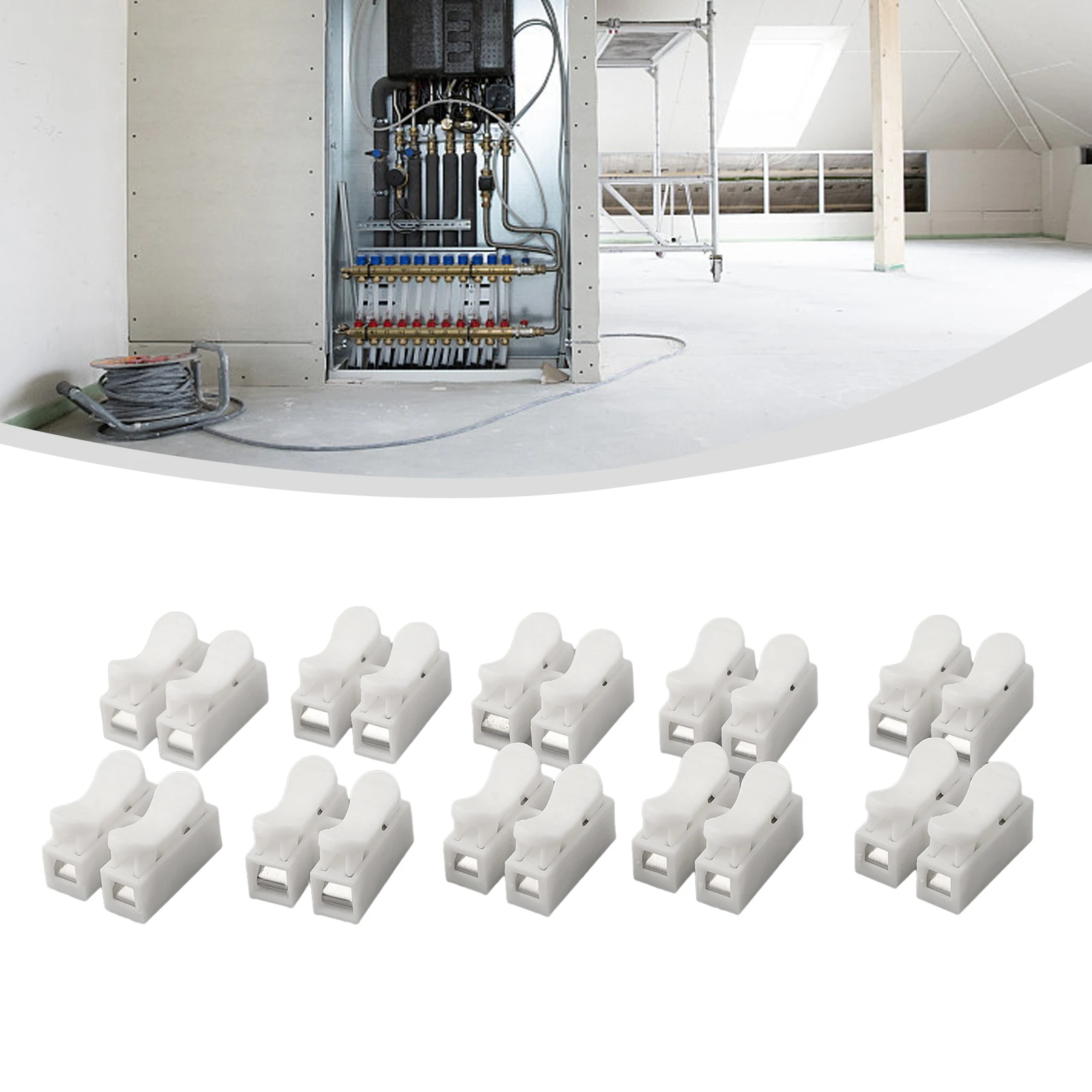 Time saving and Cost effective CH2 Spring Quick Wire Connector Cable Clamp Terminal Block for LED Strip Lights
