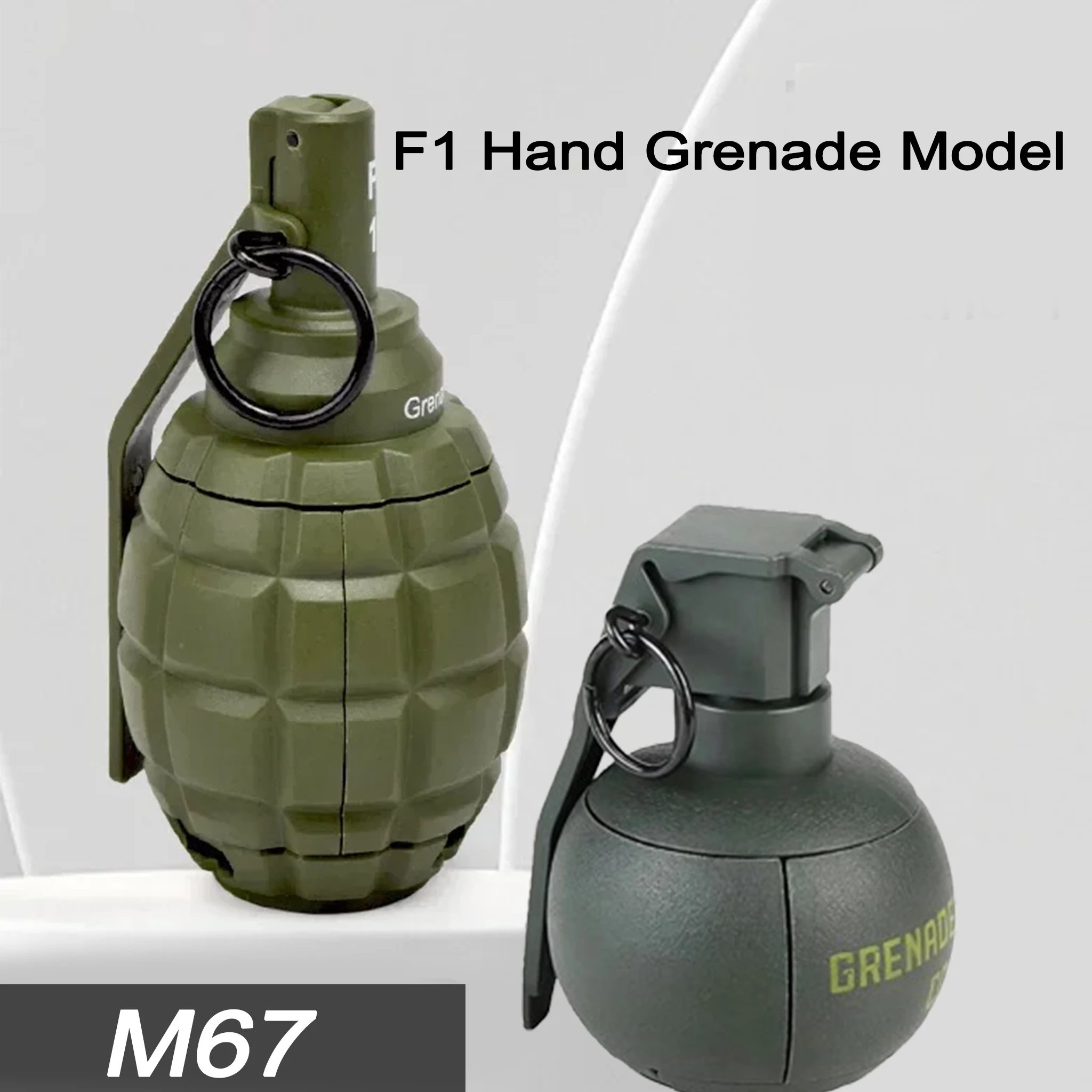 

NN-Tactical Plastic Hand Grenade Dummy Model Airsoft Paintball CS Wargame Role Play Game Prop