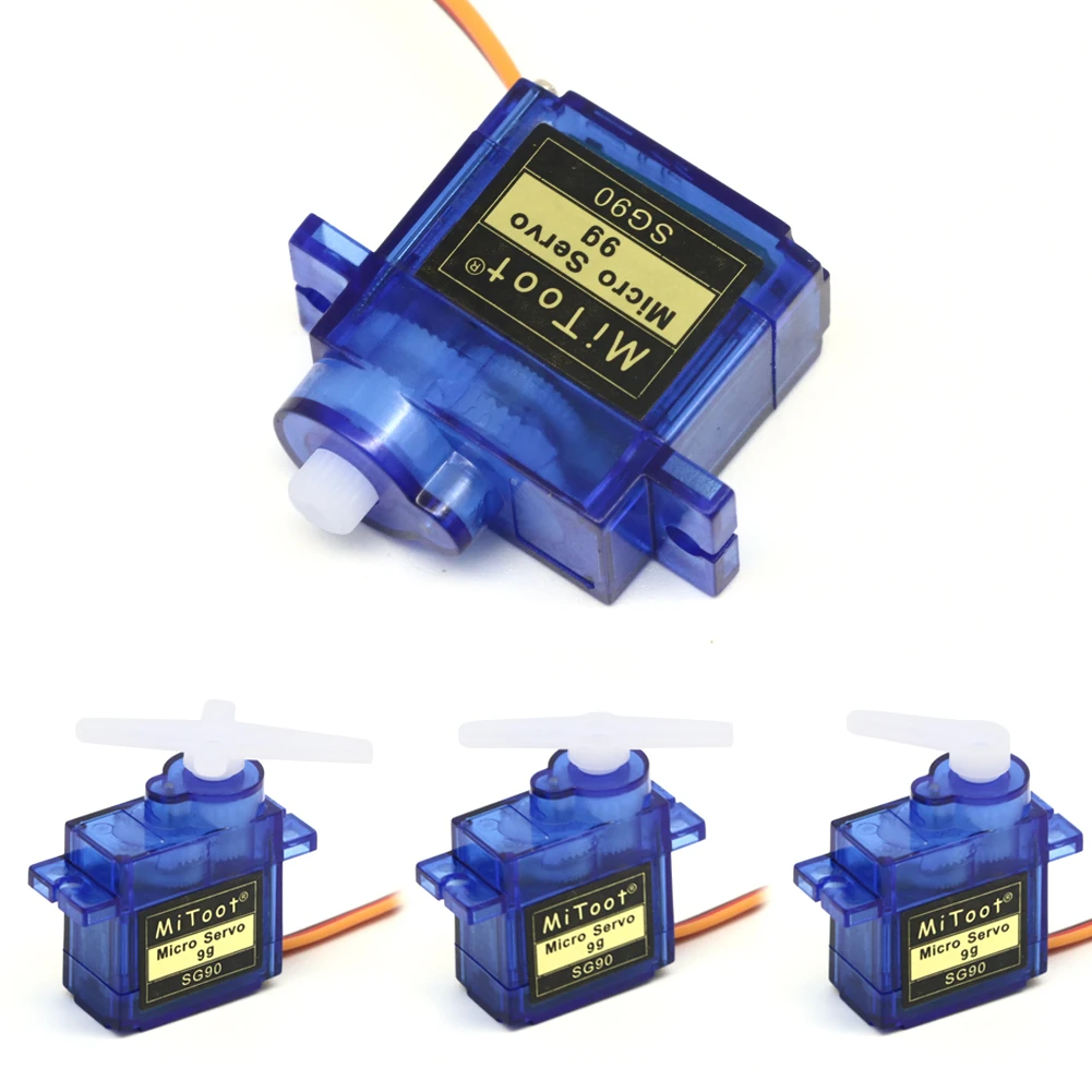 5pcs / 10pcs/lot New SG90 SG 90 9G Mini Micro Servo 180 Degrees Servo for RC 250 450 Helicopter Airplane Car Boat Robet